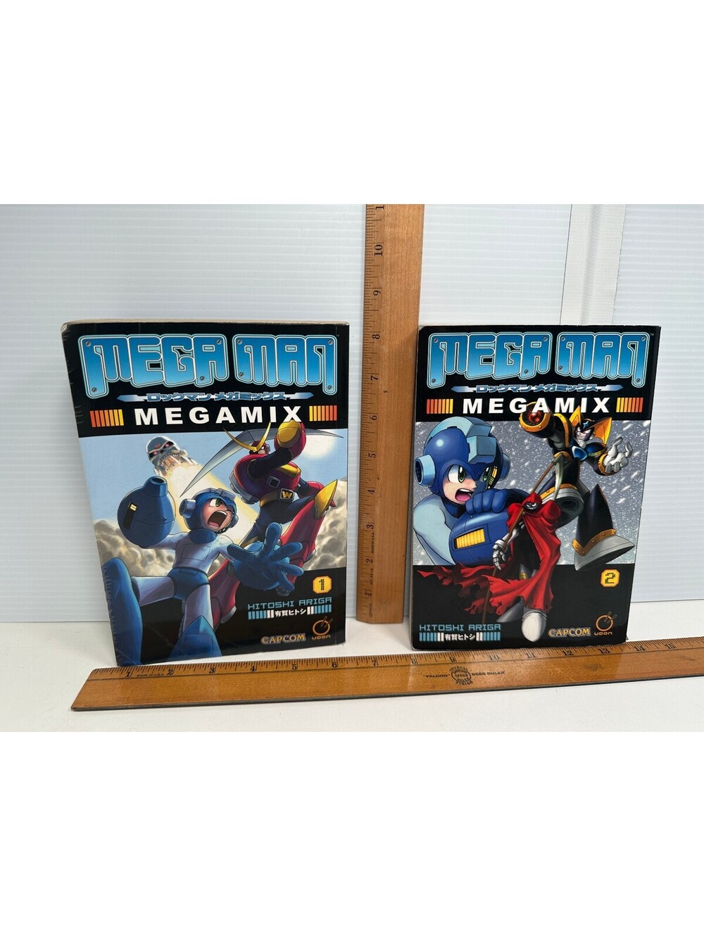 Mega Man Megamix Udon '15 '16 Hitoshi Ariga Manga Paperback Volume 1 & 2 English